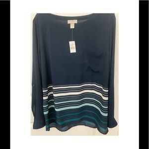 🛍NEW WITH TAGS!🌺LOFT LIGHTWEIGHT TOP